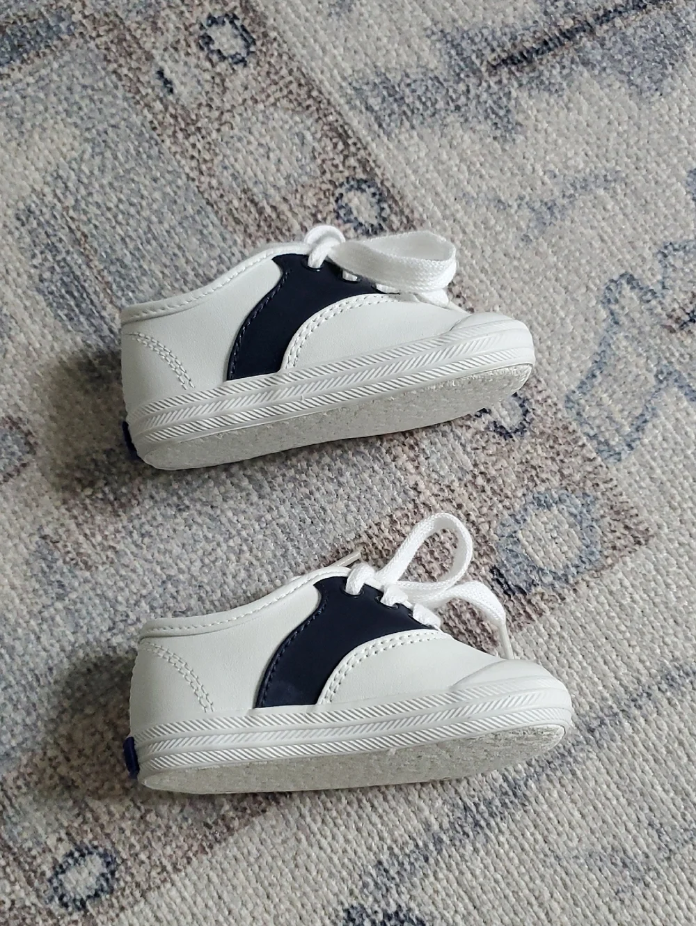 Keds Baby School Days Saddle Shoes Leather Sneakers Sz3